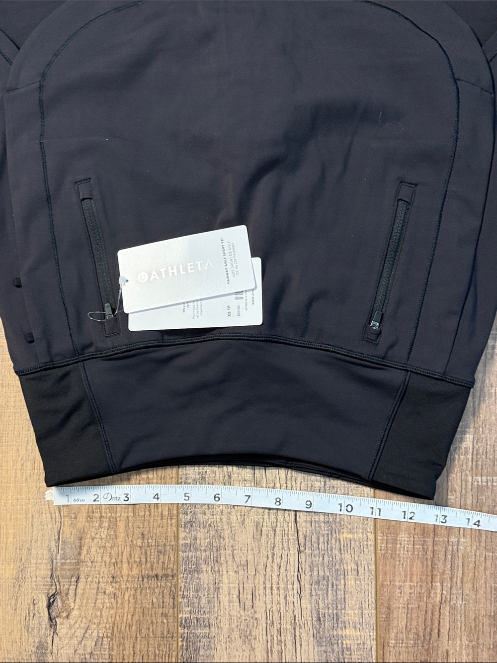 Athleta Fairway Golf Skort 18” Black Size XS NWT - Picture 9 of 11